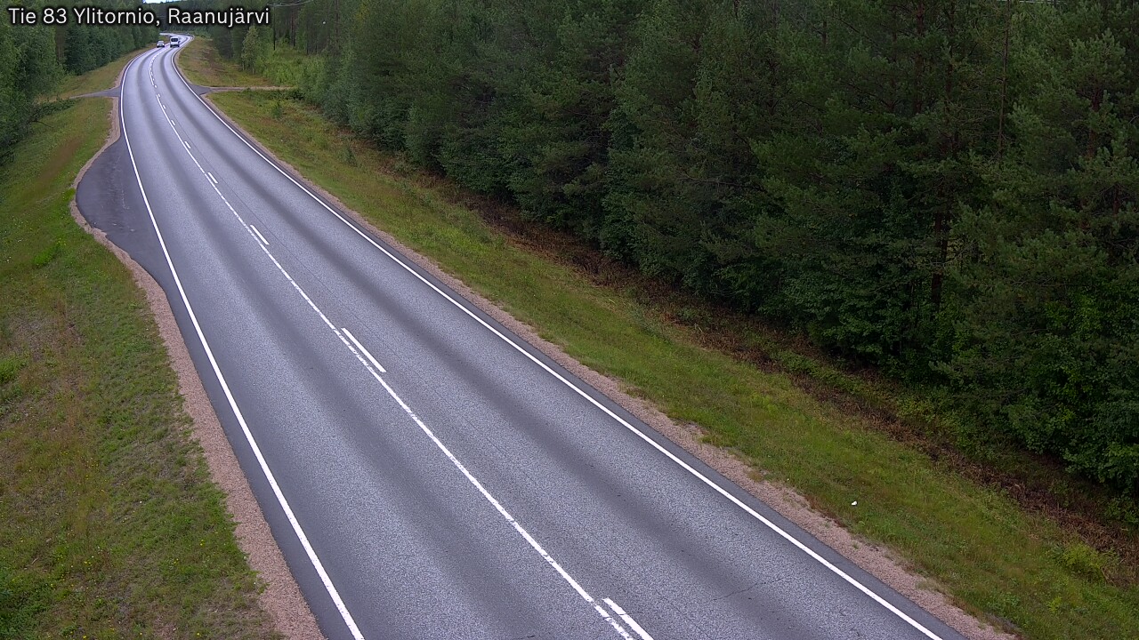 Weather Camera Image Road 83 Ylitornio, Raanujärvi, Ylitornio, Lappi