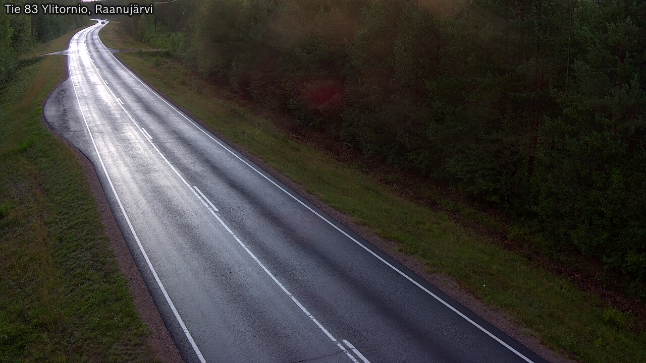 Weather Camera Image Road 83 Ylitornio, Raanujärvi, Ylitornio, Lappi