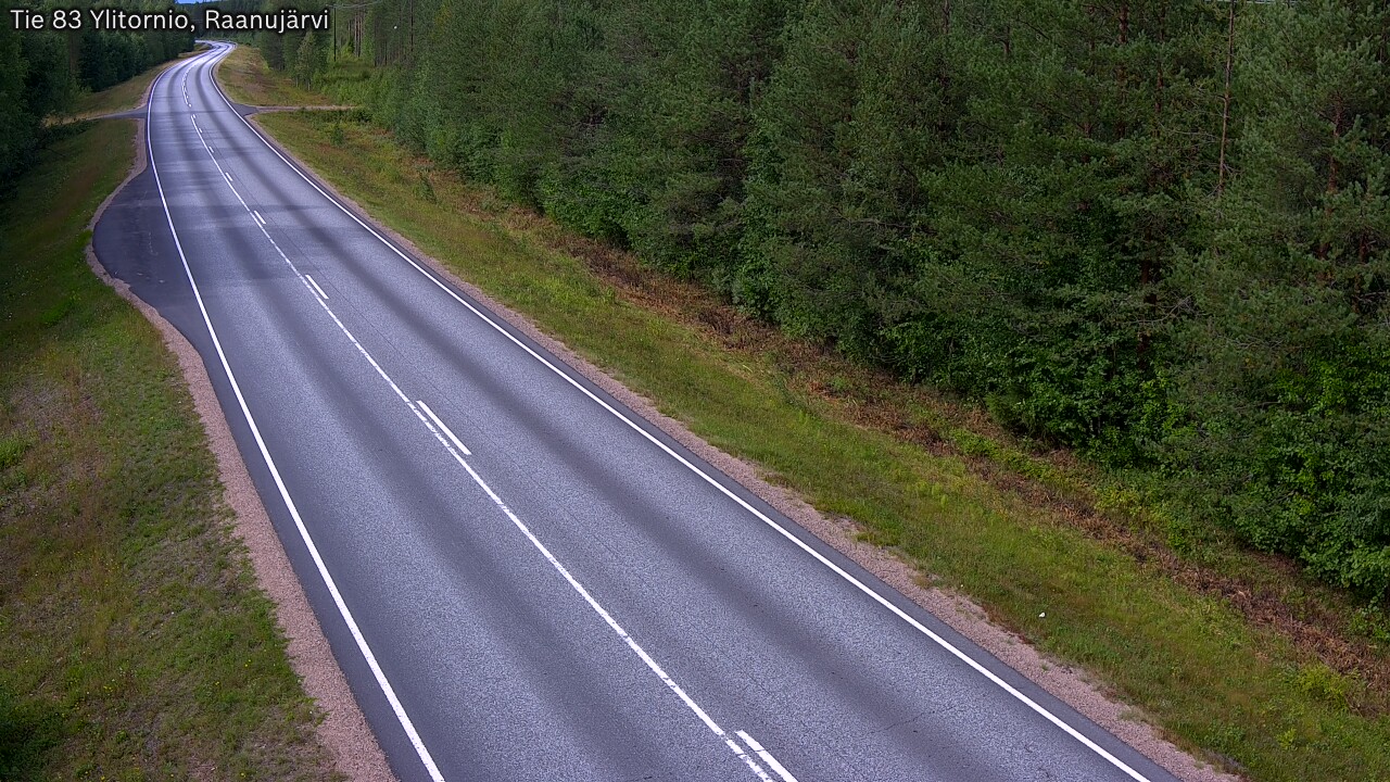 Weather Camera Image Road 83 Ylitornio, Raanujärvi, Ylitornio, Lappi