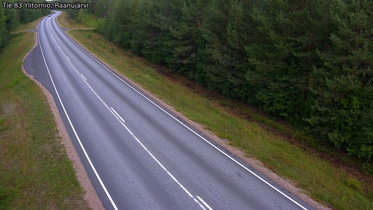 Weather Camera Image Väg 83 Övertorneå, Raanujärvi, Ylitornio, Lappi