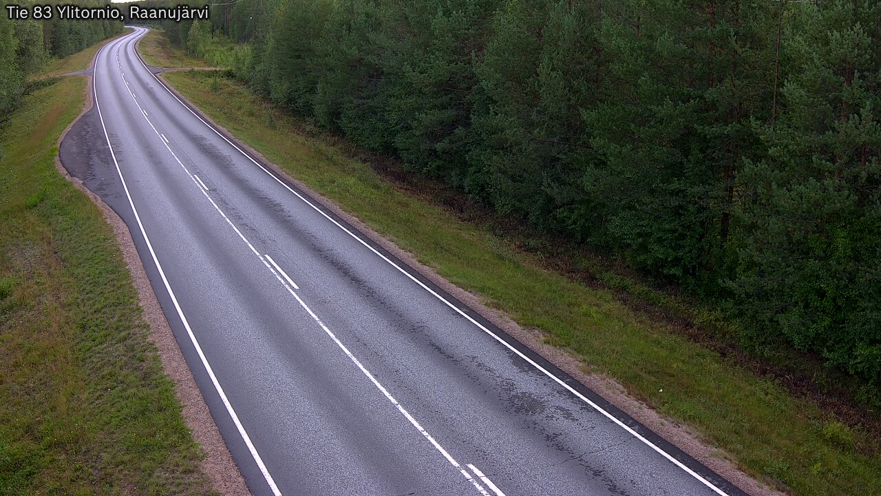 Weather Camera Image Road 83 Ylitornio, Raanujärvi, Ylitornio, Lappi