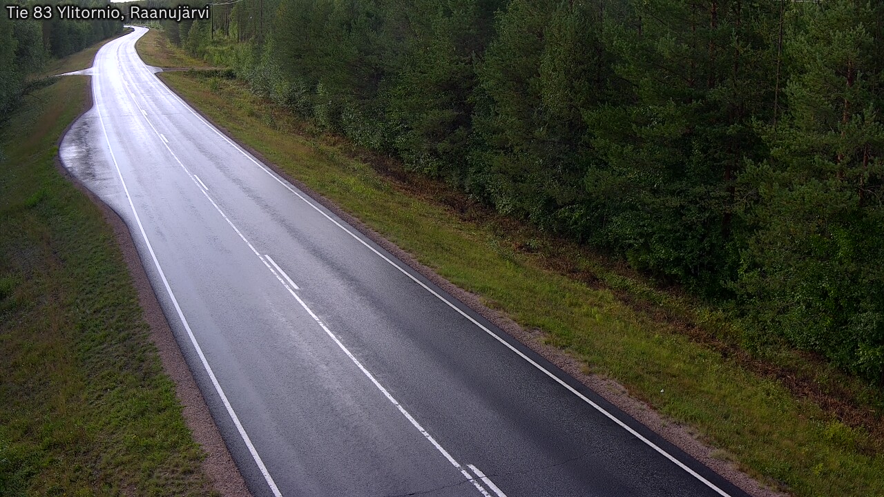 Weather Camera Image Road 83 Ylitornio, Raanujärvi, Ylitornio, Lappi