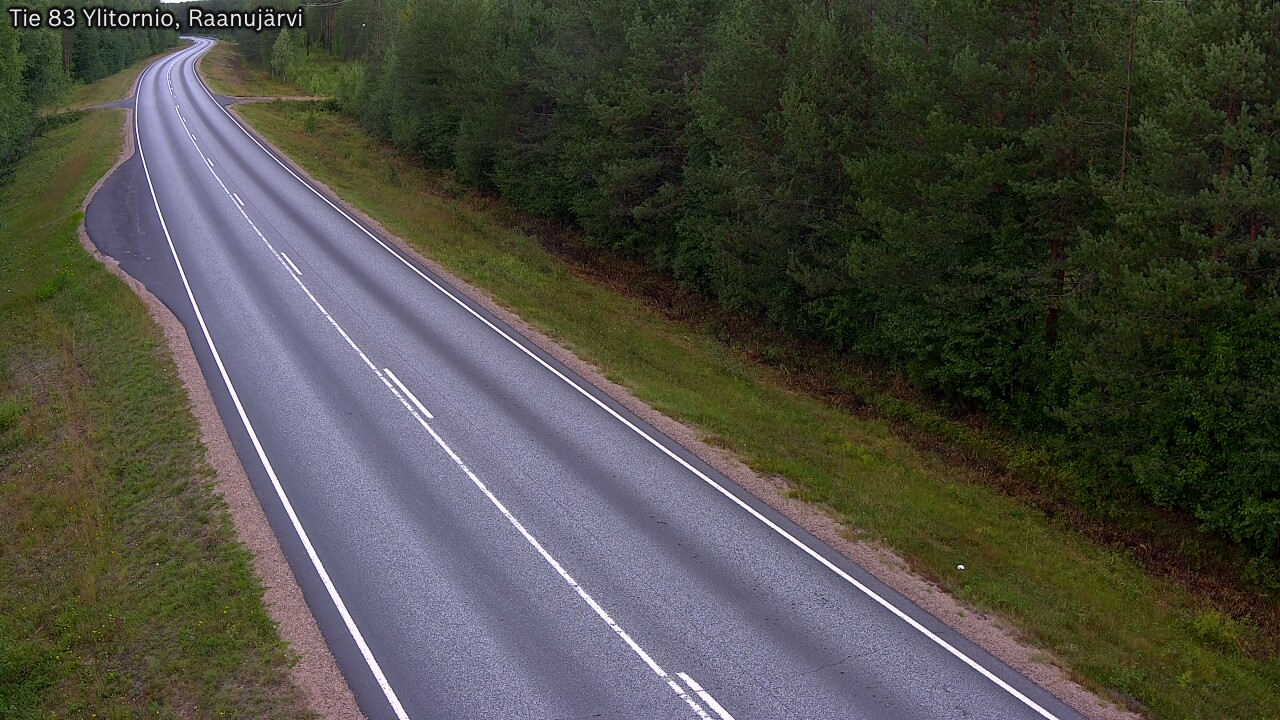 Weather Camera Image Road 83 Ylitornio, Raanujärvi, Ylitornio, Lappi