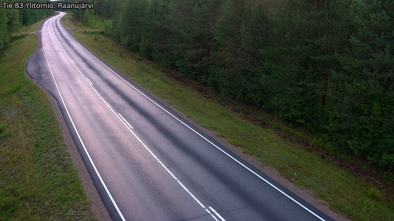 Weather Camera Image Road 83 Ylitornio, Raanujärvi, Ylitornio, Lappi