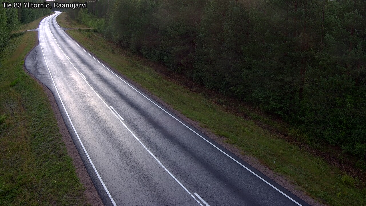 Weather Camera Image Road 83 Ylitornio, Raanujärvi, Ylitornio, Lappi