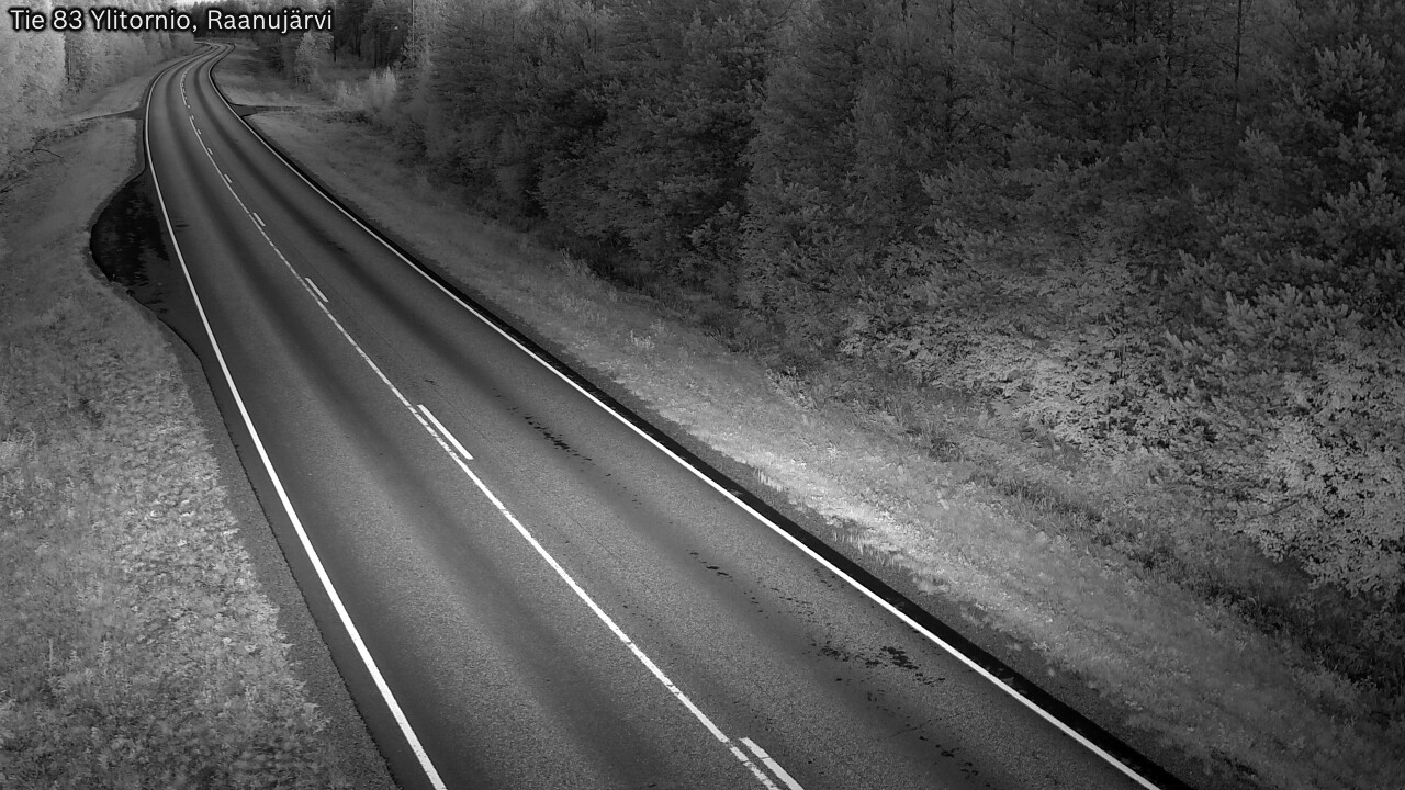 Weather Camera Image Road 83 Ylitornio, Raanujärvi, Ylitornio, Lappi