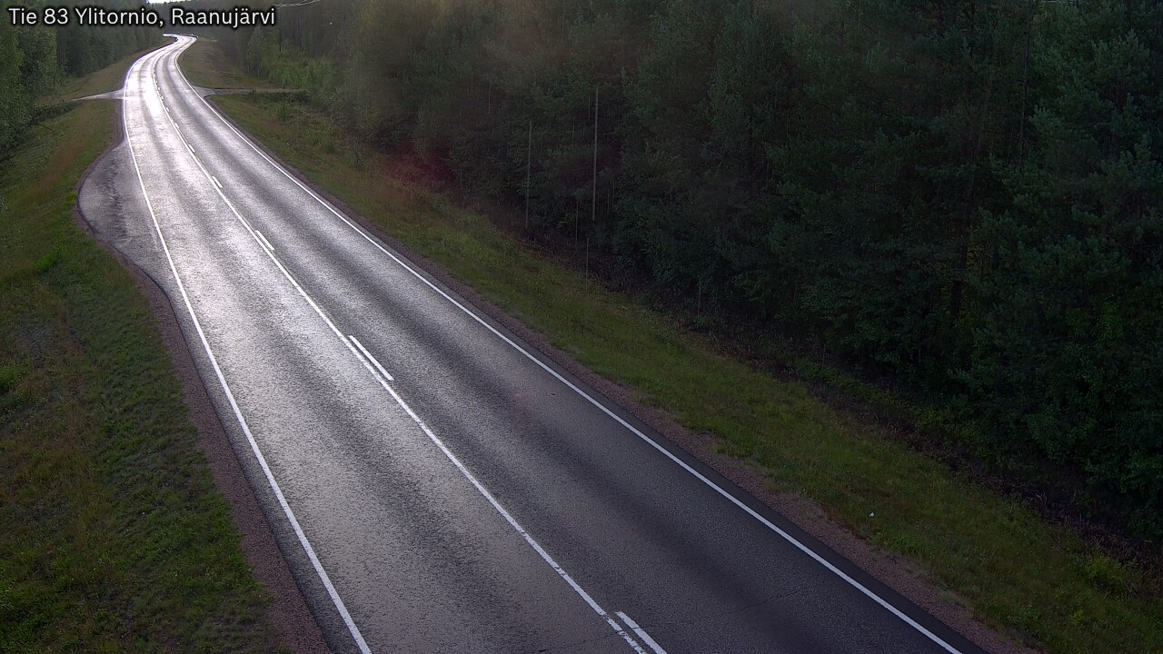 Weather Camera Image Road 83 Ylitornio, Raanujärvi, Ylitornio, Lappi