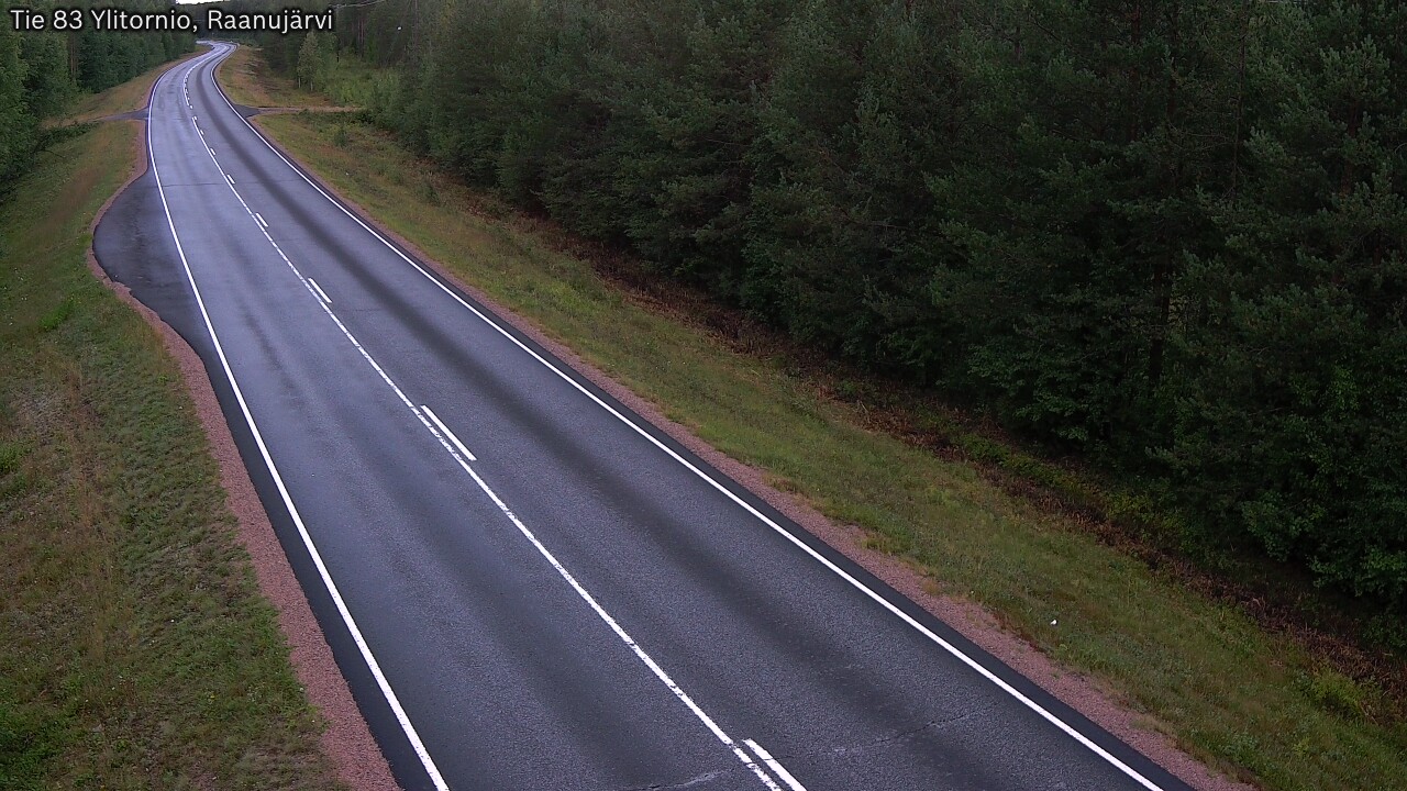 Weather Camera Image Road 83 Ylitornio, Raanujärvi, Ylitornio, Lappi