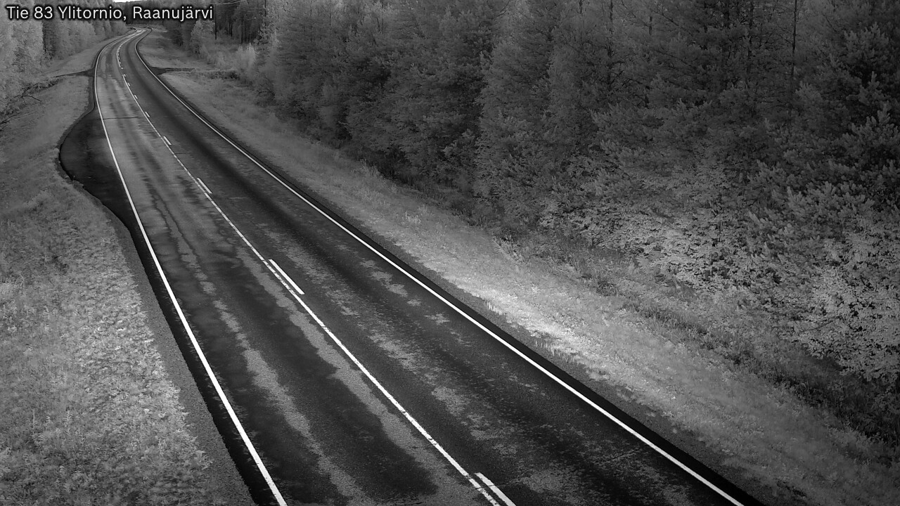 Weather Camera Image Road 83 Ylitornio, Raanujärvi, Ylitornio, Lappi