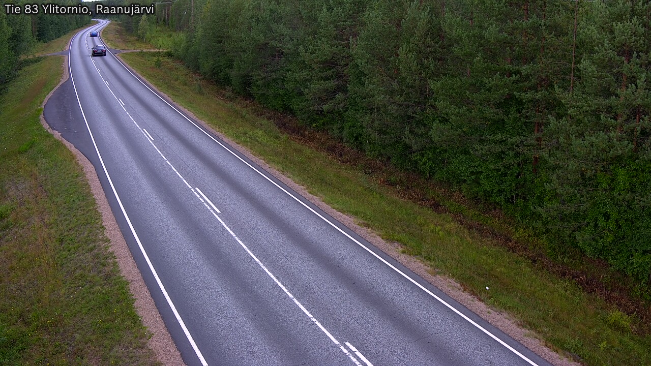 Weather Camera Image Road 83 Ylitornio, Raanujärvi, Ylitornio, Lappi