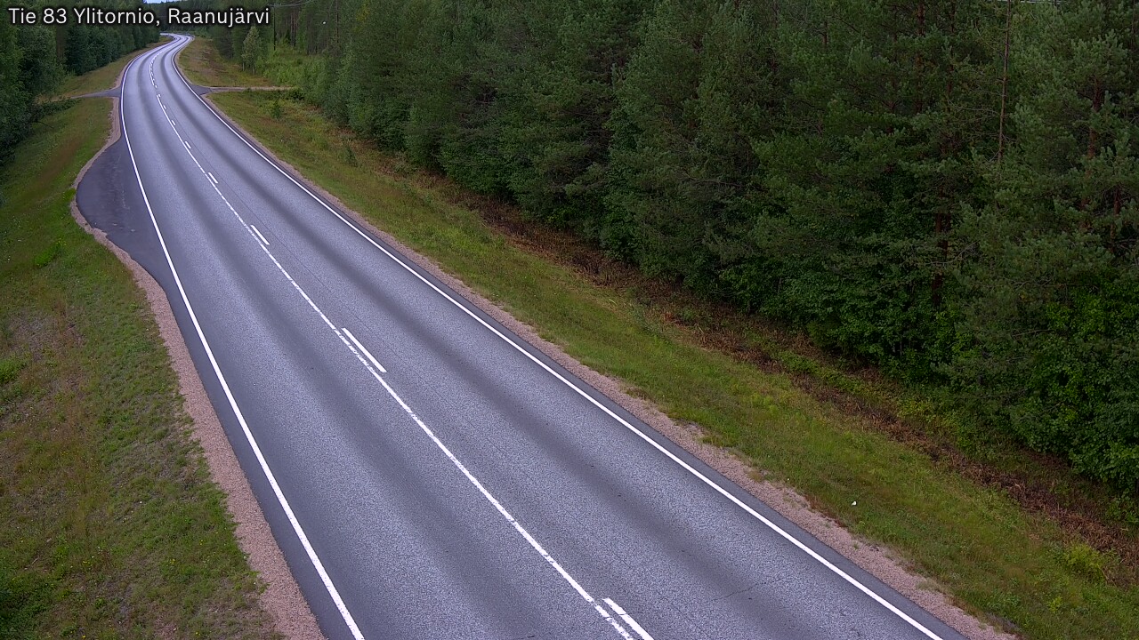 Weather Camera Image Road 83 Ylitornio, Raanujärvi, Ylitornio, Lappi