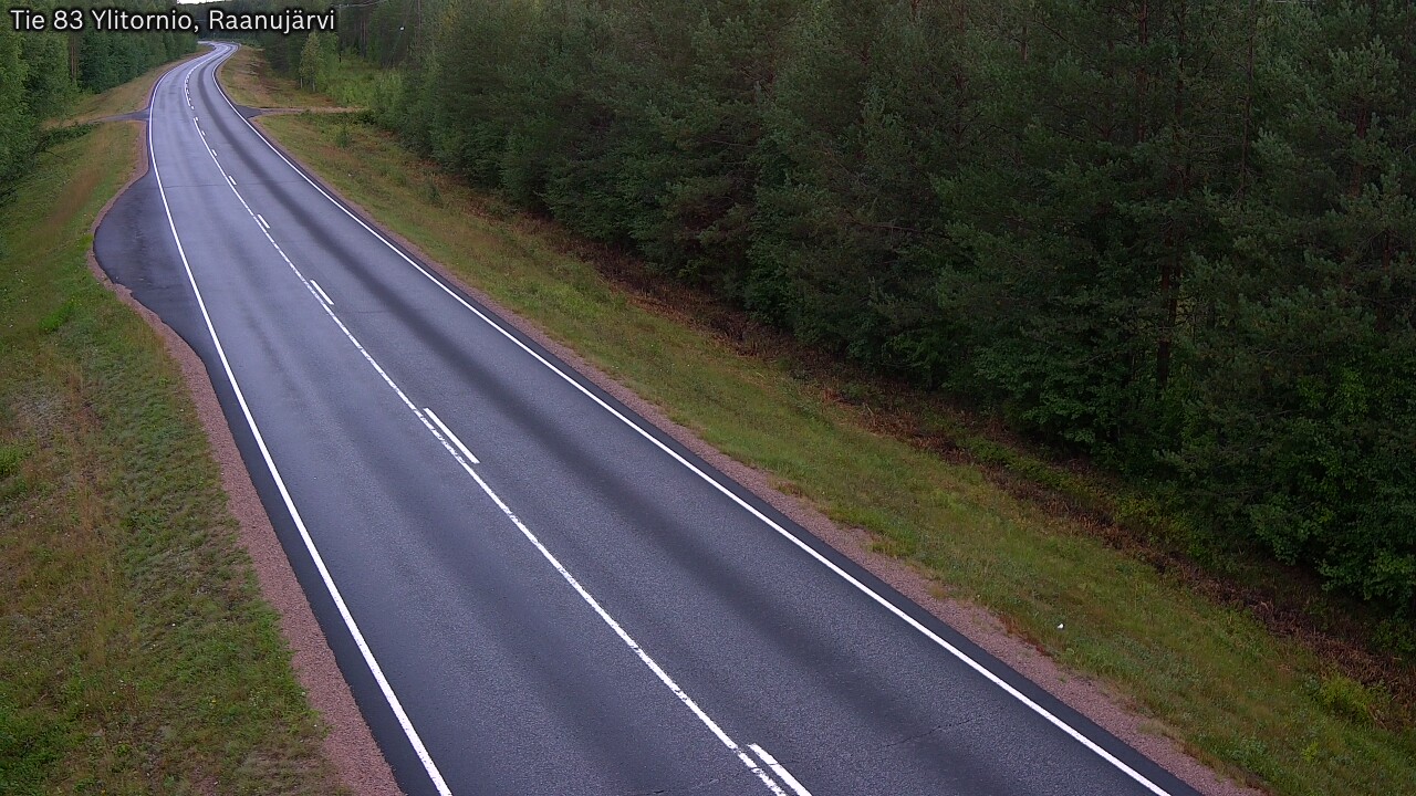 Weather Camera Image Road 83 Ylitornio, Raanujärvi, Ylitornio, Lappi