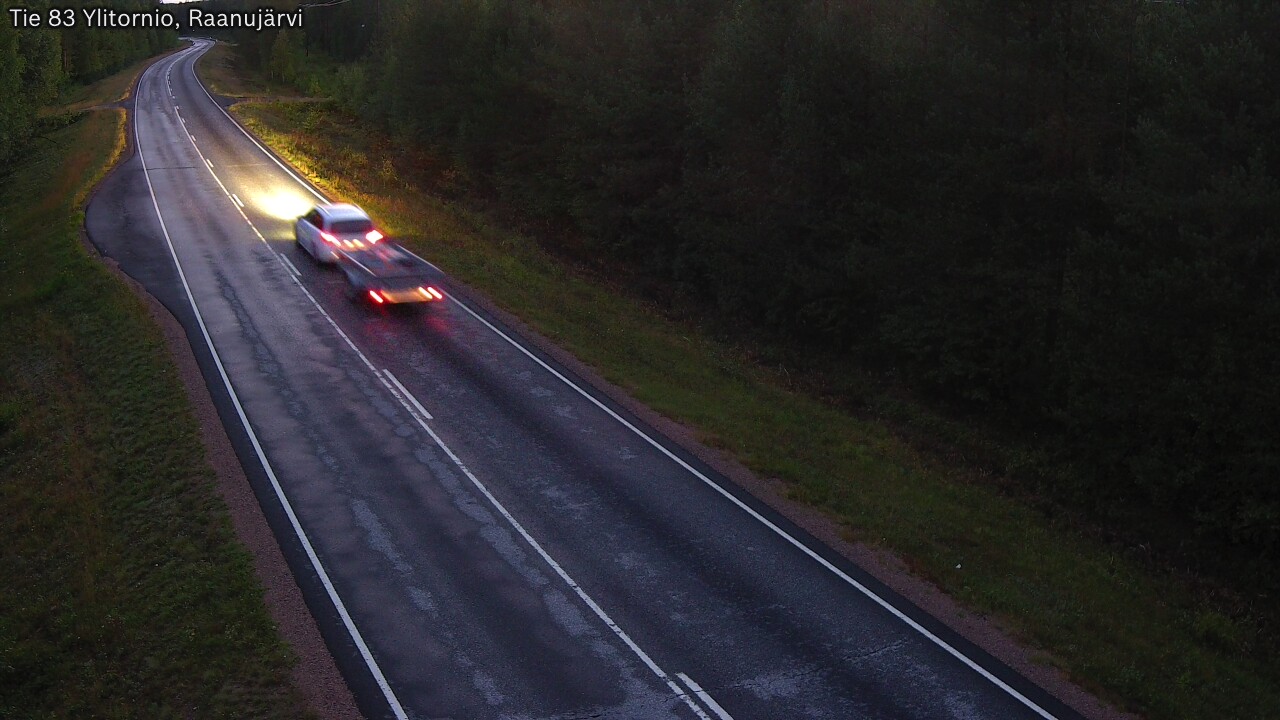 Weather Camera Image Road 83 Ylitornio, Raanujärvi, Ylitornio, Lappi