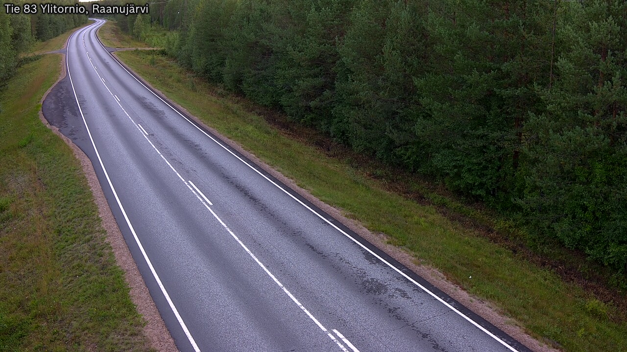 Weather Camera Image Road 83 Ylitornio, Raanujärvi, Ylitornio, Lappi