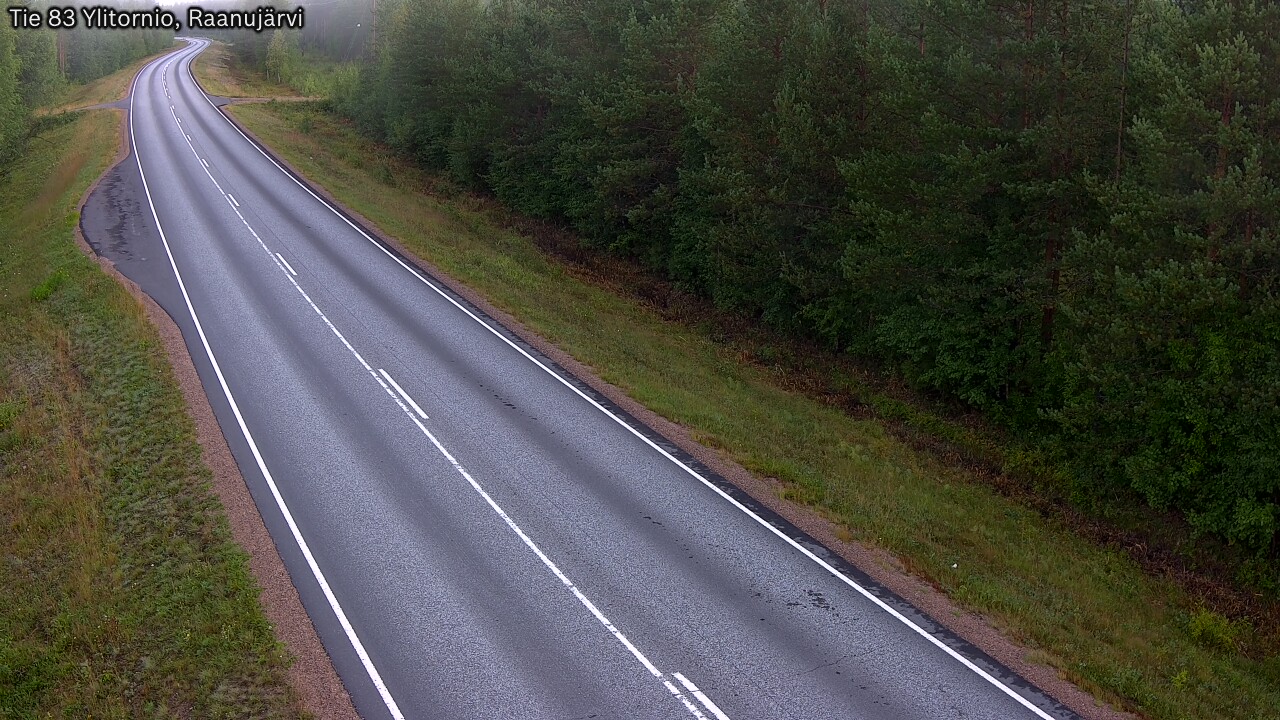 Weather Camera Image Road 83 Ylitornio, Raanujärvi, Ylitornio, Lappi