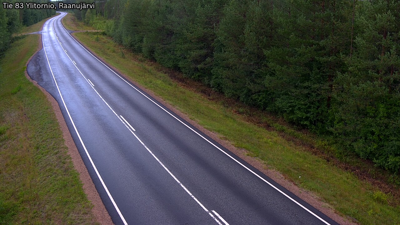 Weather Camera Image Road 83 Ylitornio, Raanujärvi, Ylitornio, Lappi