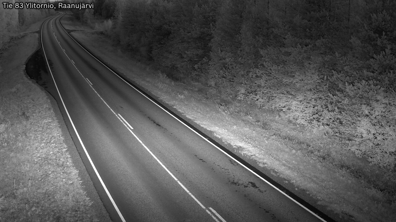 Weather Camera Image Road 83 Ylitornio, Raanujärvi, Ylitornio, Lappi