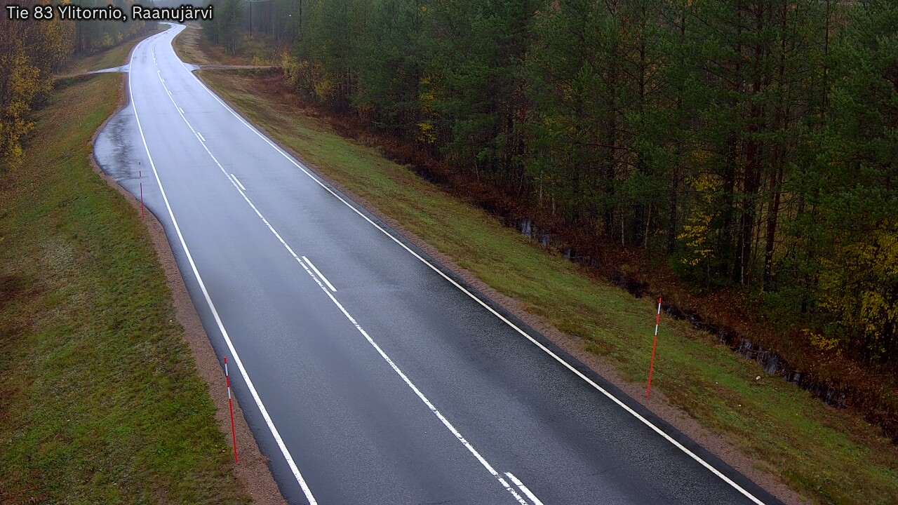 Weather Camera Image Road 83 Ylitornio, Raanujärvi, Ylitornio, Lappi