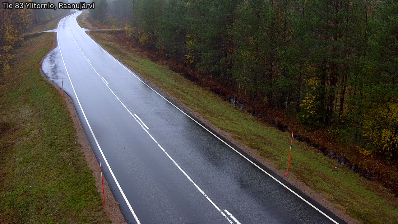 Weather Camera Image Road 83 Ylitornio, Raanujärvi, Ylitornio, Lappi