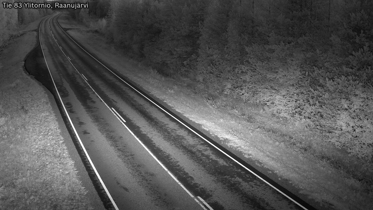 Weather Camera Image Road 83 Ylitornio, Raanujärvi, Ylitornio, Lappi