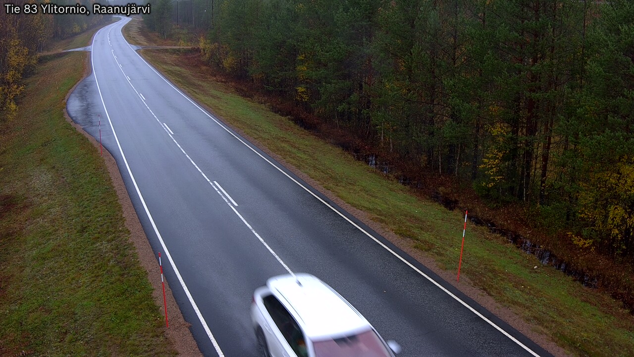 Weather Camera Image Road 83 Ylitornio, Raanujärvi, Ylitornio, Lappi