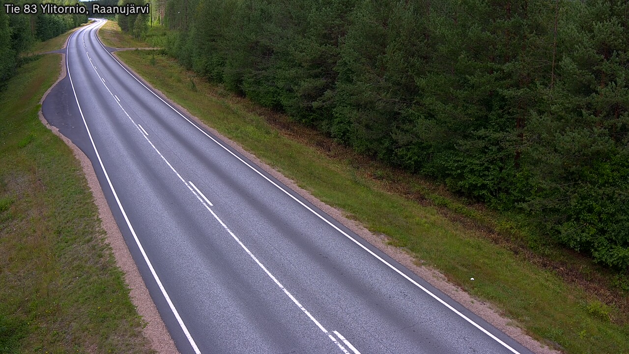 Weather Camera Image Road 83 Ylitornio, Raanujärvi, Ylitornio, Lappi
