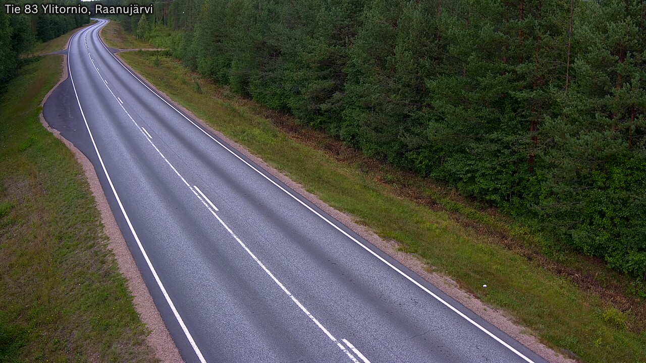 Weather Camera Image Road 83 Ylitornio, Raanujärvi, Ylitornio, Lappi
