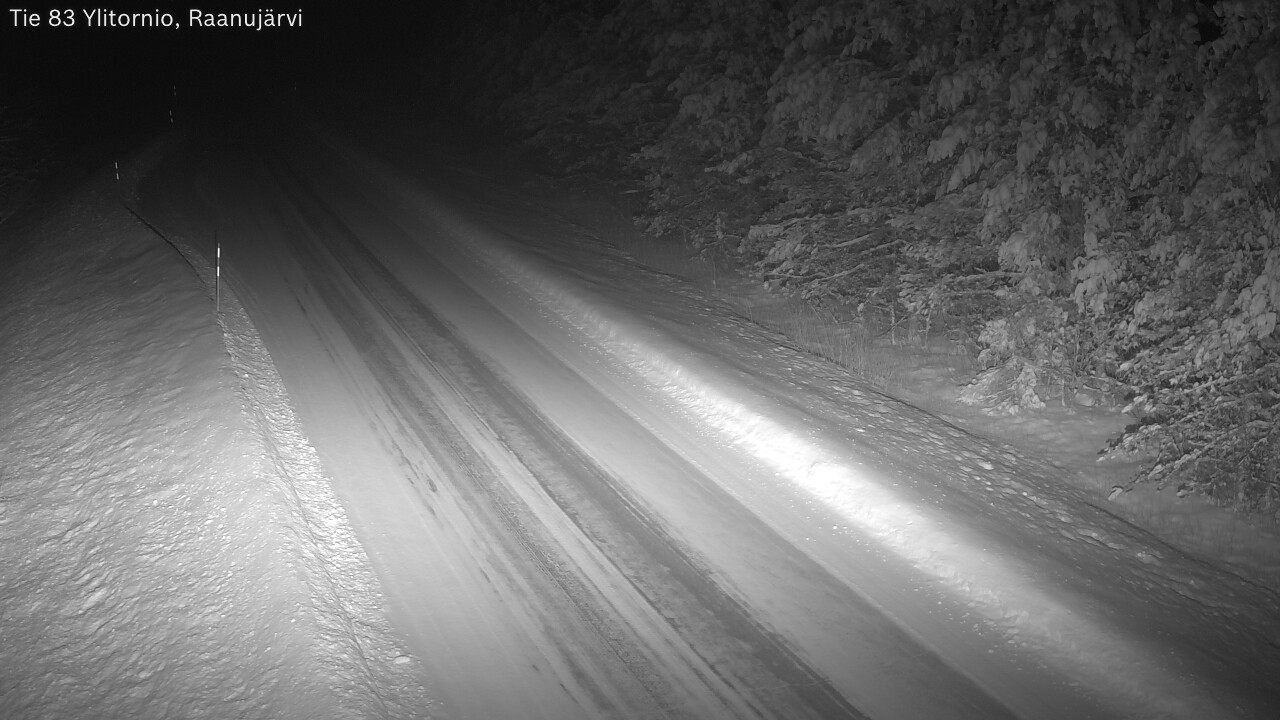 Weather Camera Image Road 83 Ylitornio, Raanujärvi, Ylitornio, Lappi