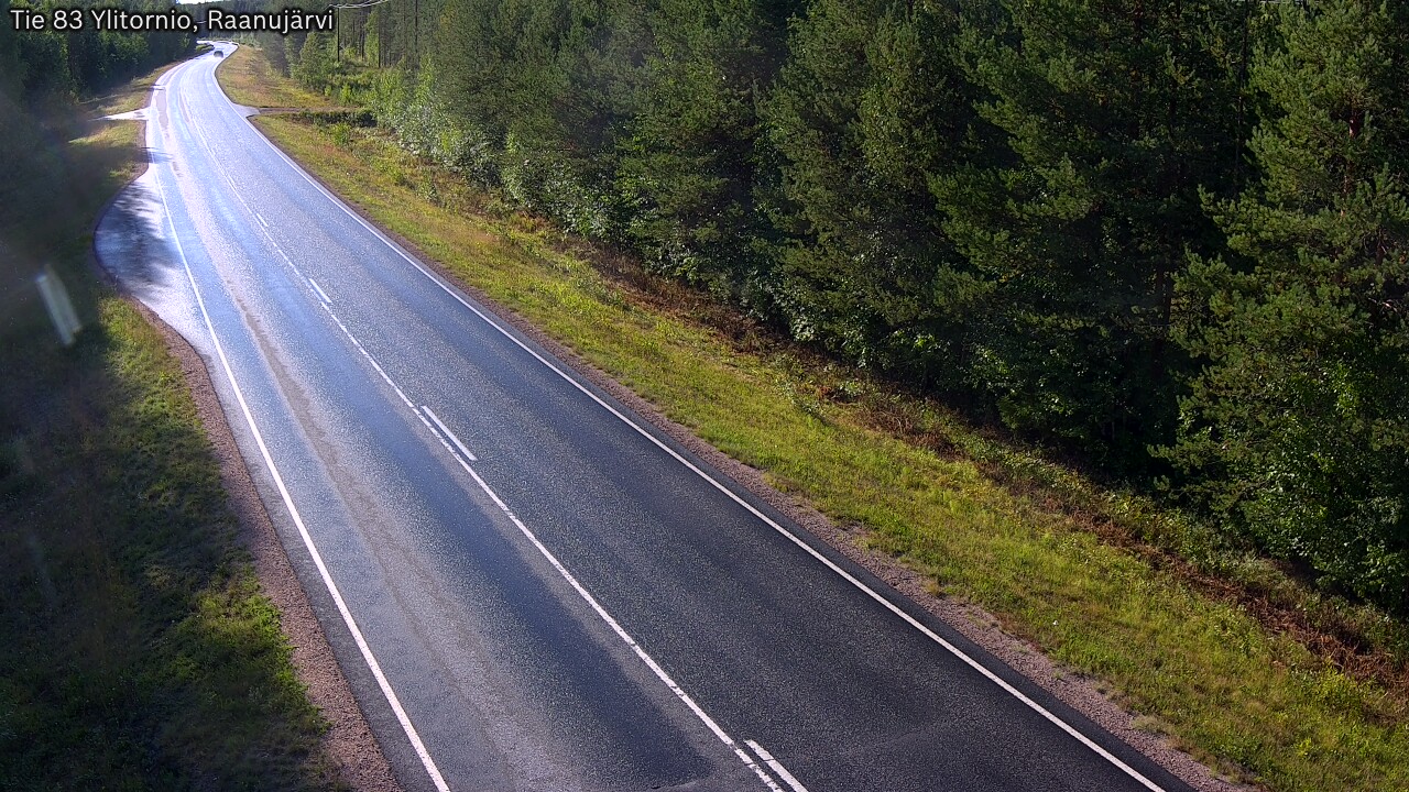 Weather Camera Image Road 83 Ylitornio, Raanujärvi, Ylitornio, Lappi