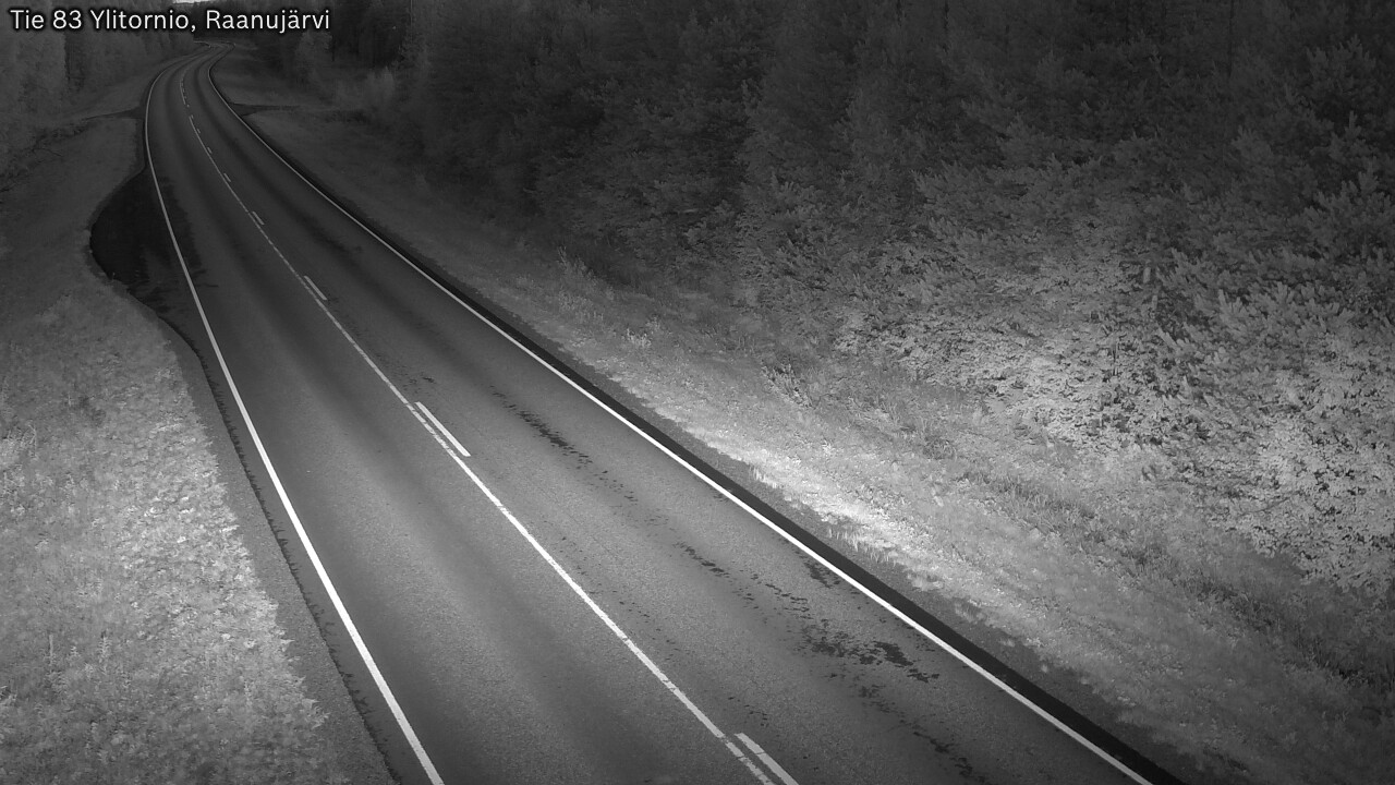 Weather Camera Image Road 83 Ylitornio, Raanujärvi, Ylitornio, Lappi