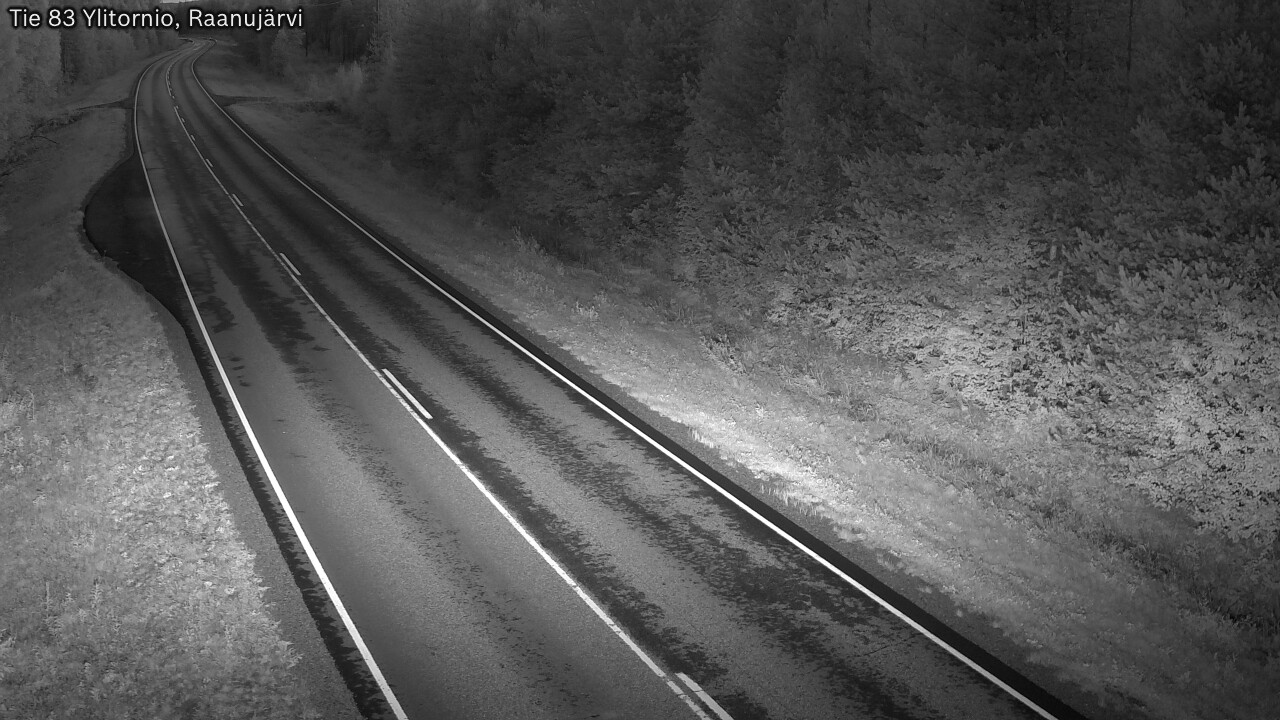 Weather Camera Image Road 83 Ylitornio, Raanujärvi, Ylitornio, Lappi