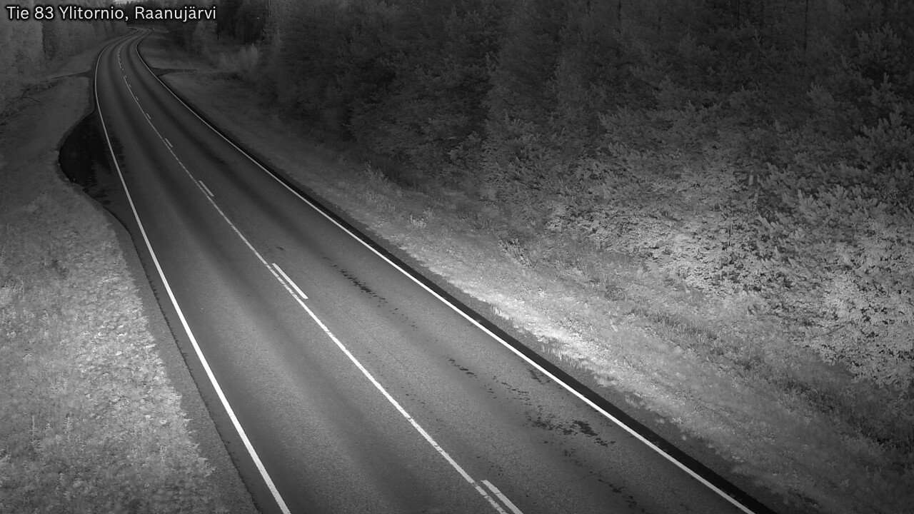 Weather Camera Image Road 83 Ylitornio, Raanujärvi, Ylitornio, Lappi