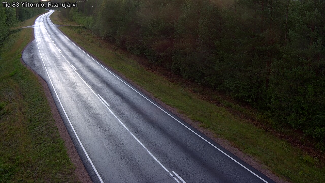 Weather Camera Image Road 83 Ylitornio, Raanujärvi, Ylitornio, Lappi