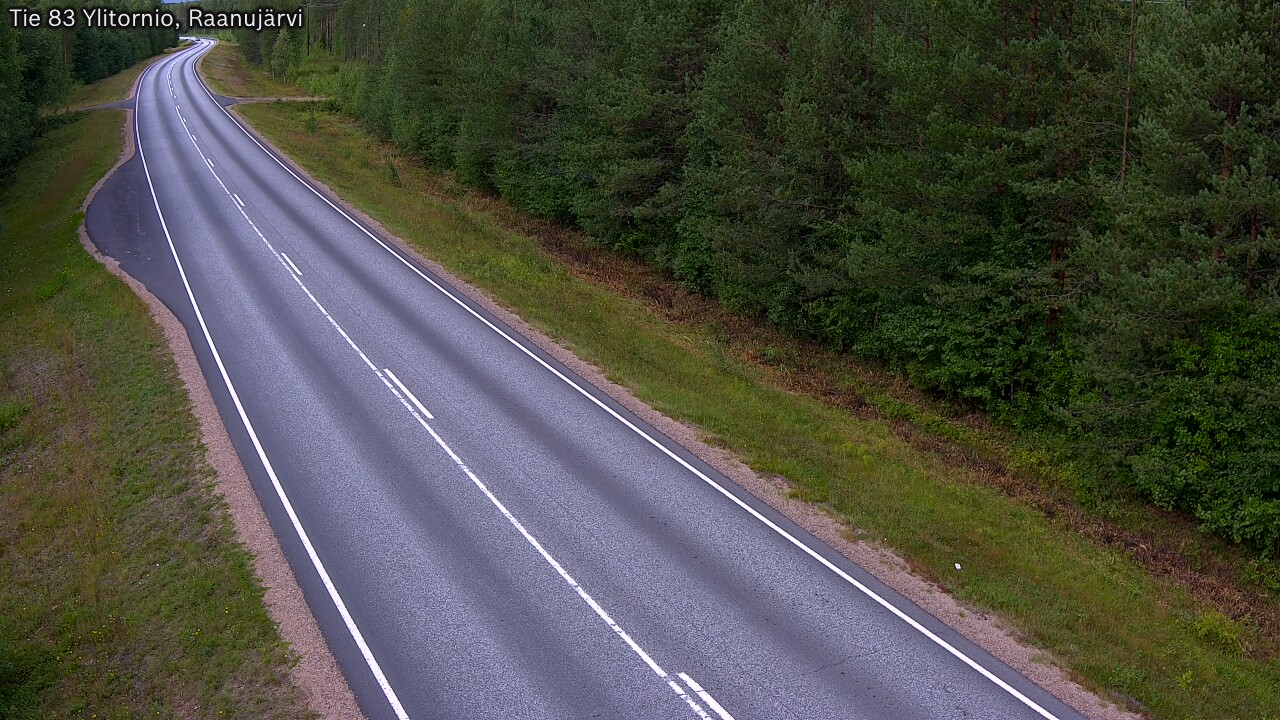 Weather Camera Image Road 83 Ylitornio, Raanujärvi, Ylitornio, Lappi