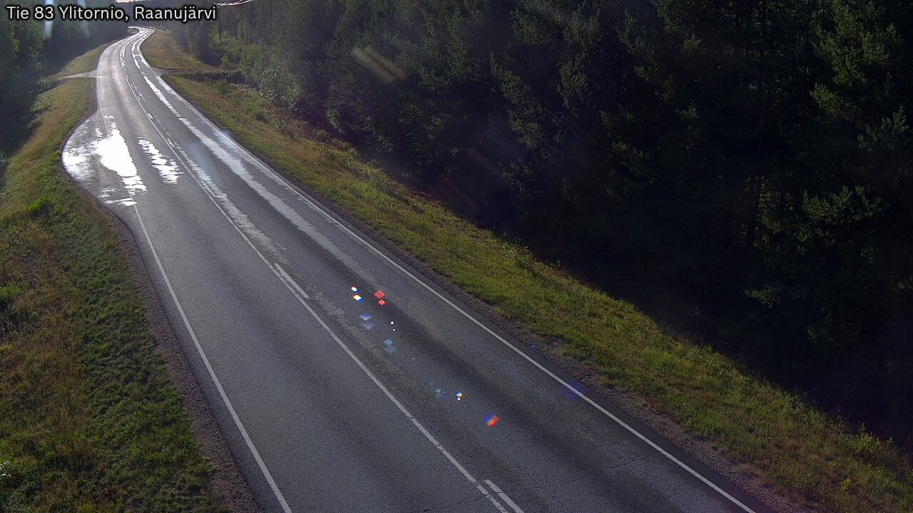 Weather Camera Image Road 83 Ylitornio, Raanujärvi, Ylitornio, Lappi