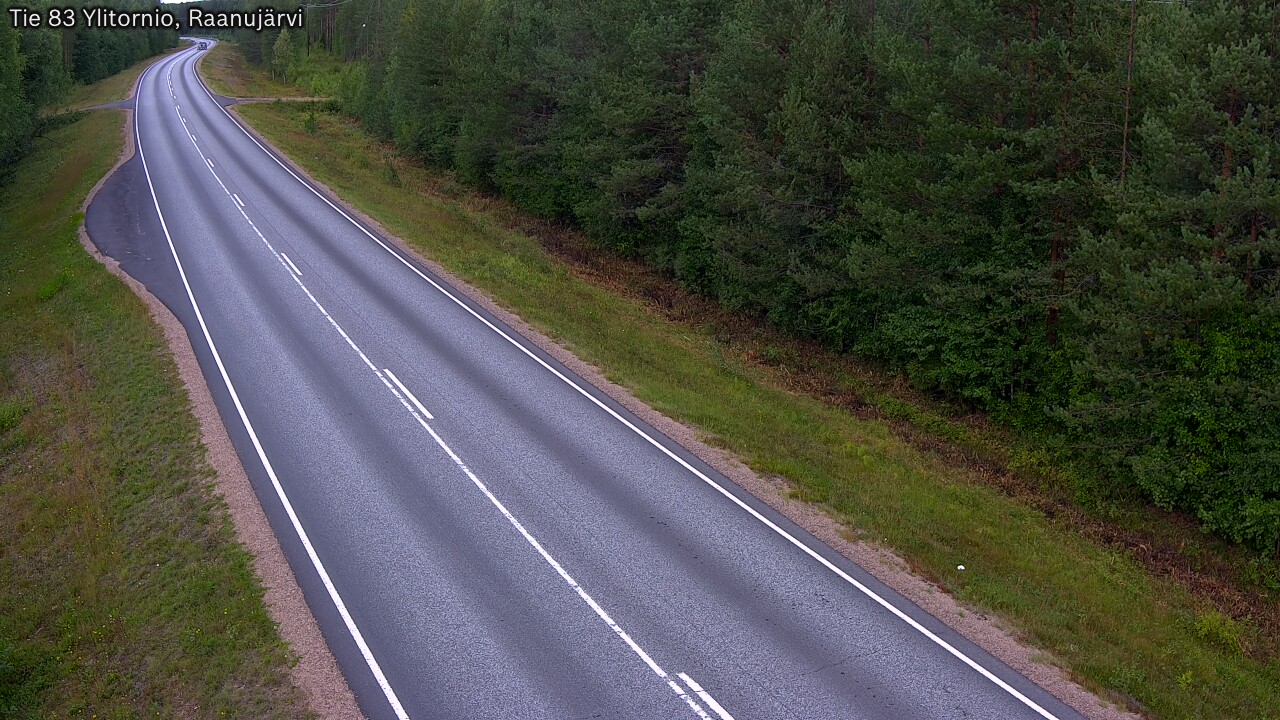 Weather Camera Image Road 83 Ylitornio, Raanujärvi, Ylitornio, Lappi