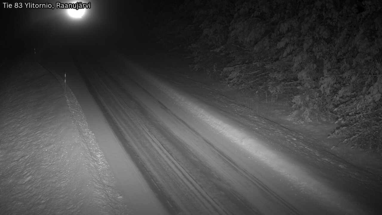 Weather Camera Image Road 83 Ylitornio, Raanujärvi, Ylitornio, Lappi
