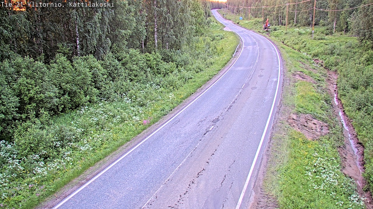 Kelikamerat Kuva Tie 21 Ylitornio, Kattilakoski, Ylitornio, Lappi