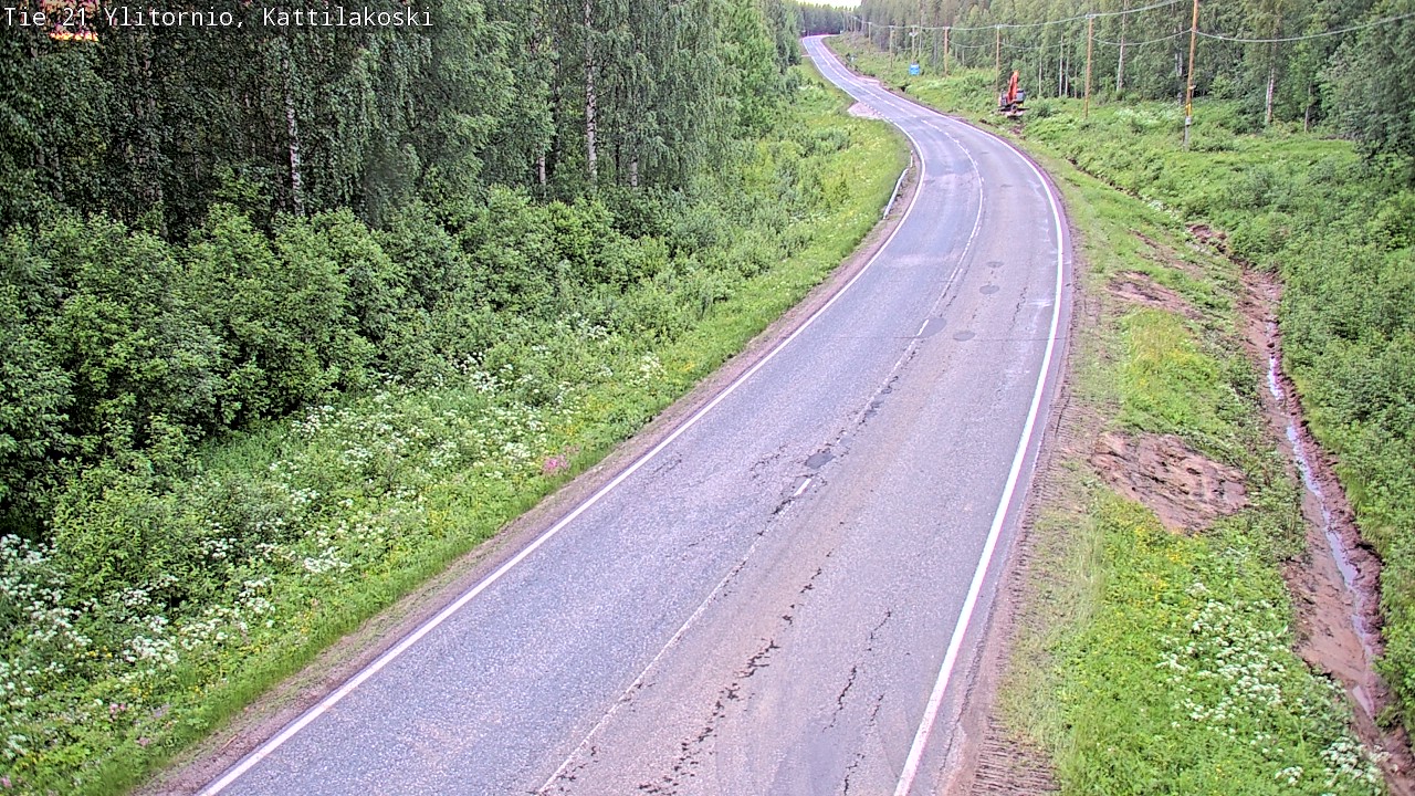 Kelikamerat Kuva Tie 21 Ylitornio, Kattilakoski, Ylitornio, Lappi