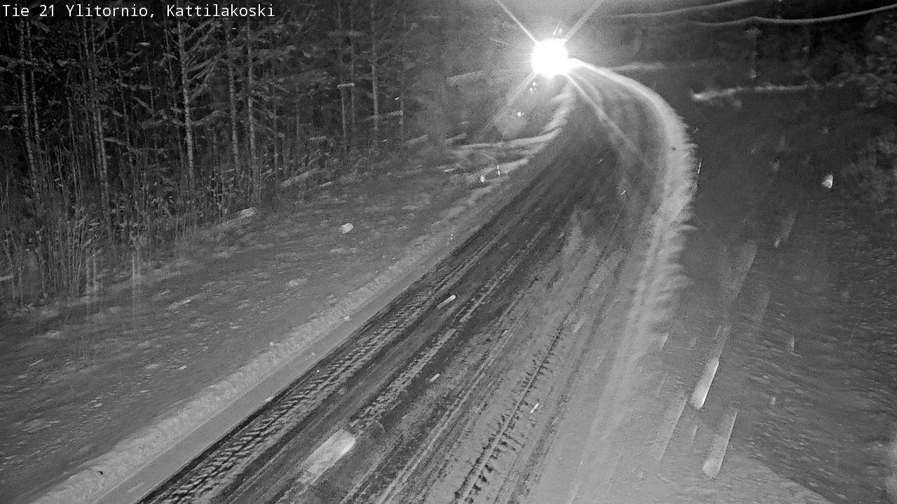 Weather Camera Image Road 21 Ylitornio, Kattilakoski, Ylitornio, Lappi