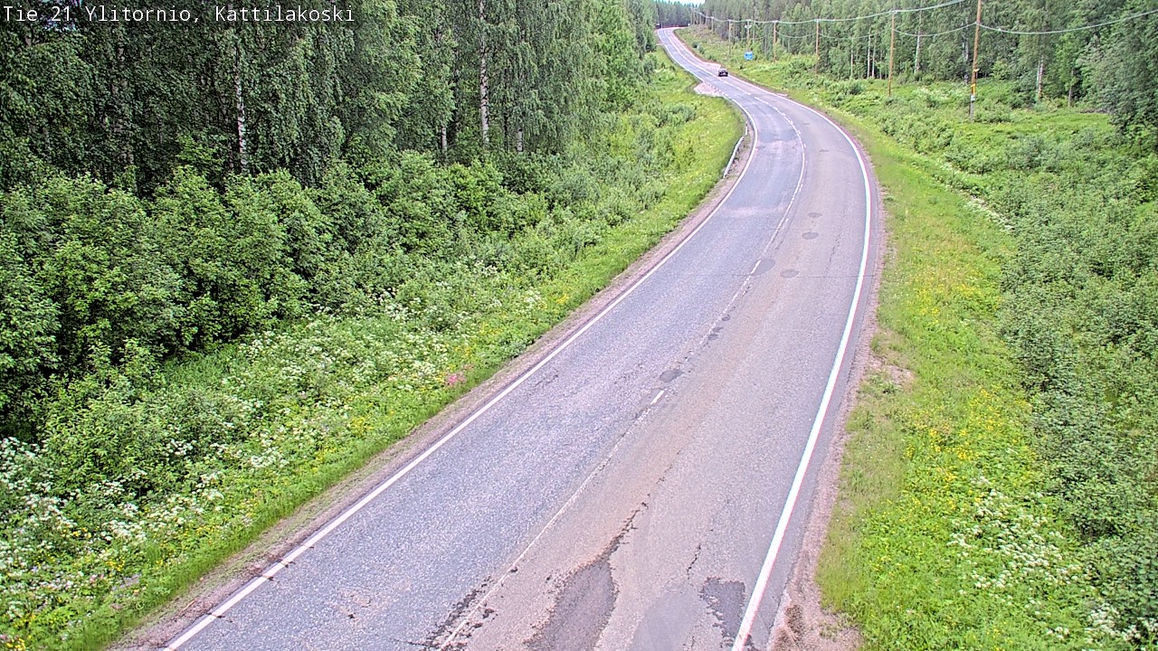 Kelikamerat Kuva Tie 21 Ylitornio, Kattilakoski, Ylitornio, Lappi