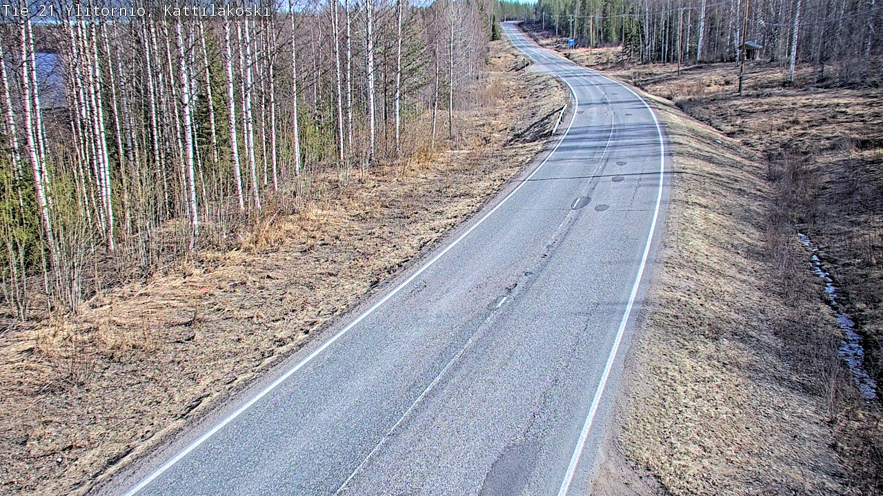 Weather Camera Image Road 21 Ylitornio, Kattilakoski, Ylitornio, Lappi