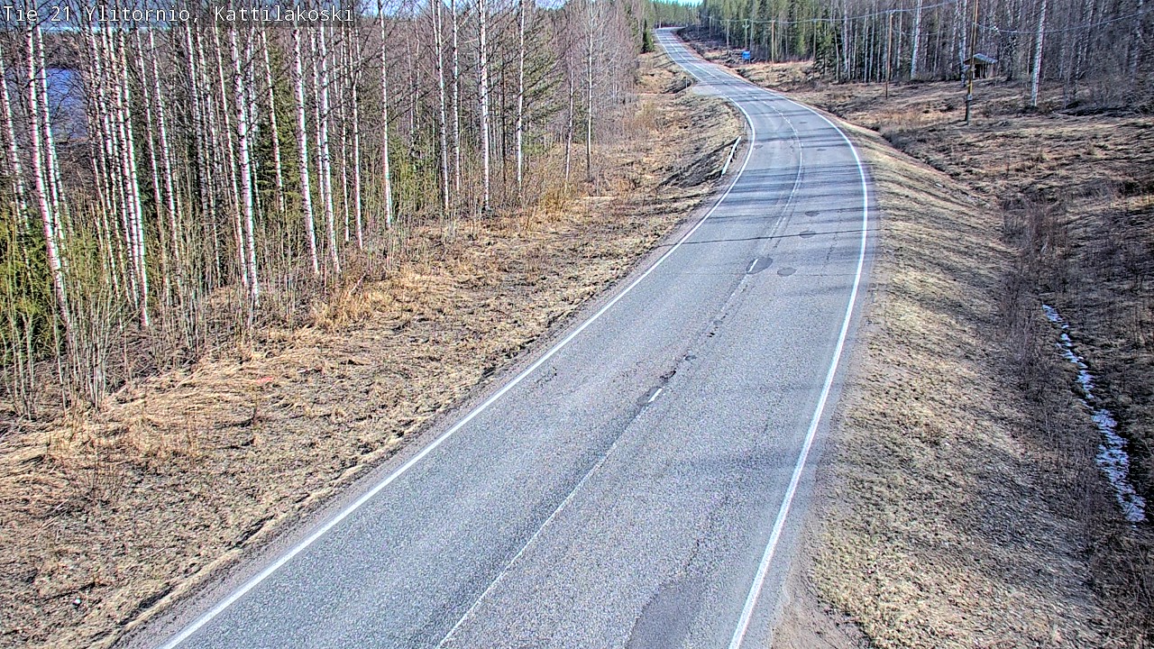 Weather Camera Image Road 21 Ylitornio, Kattilakoski, Ylitornio, Lappi