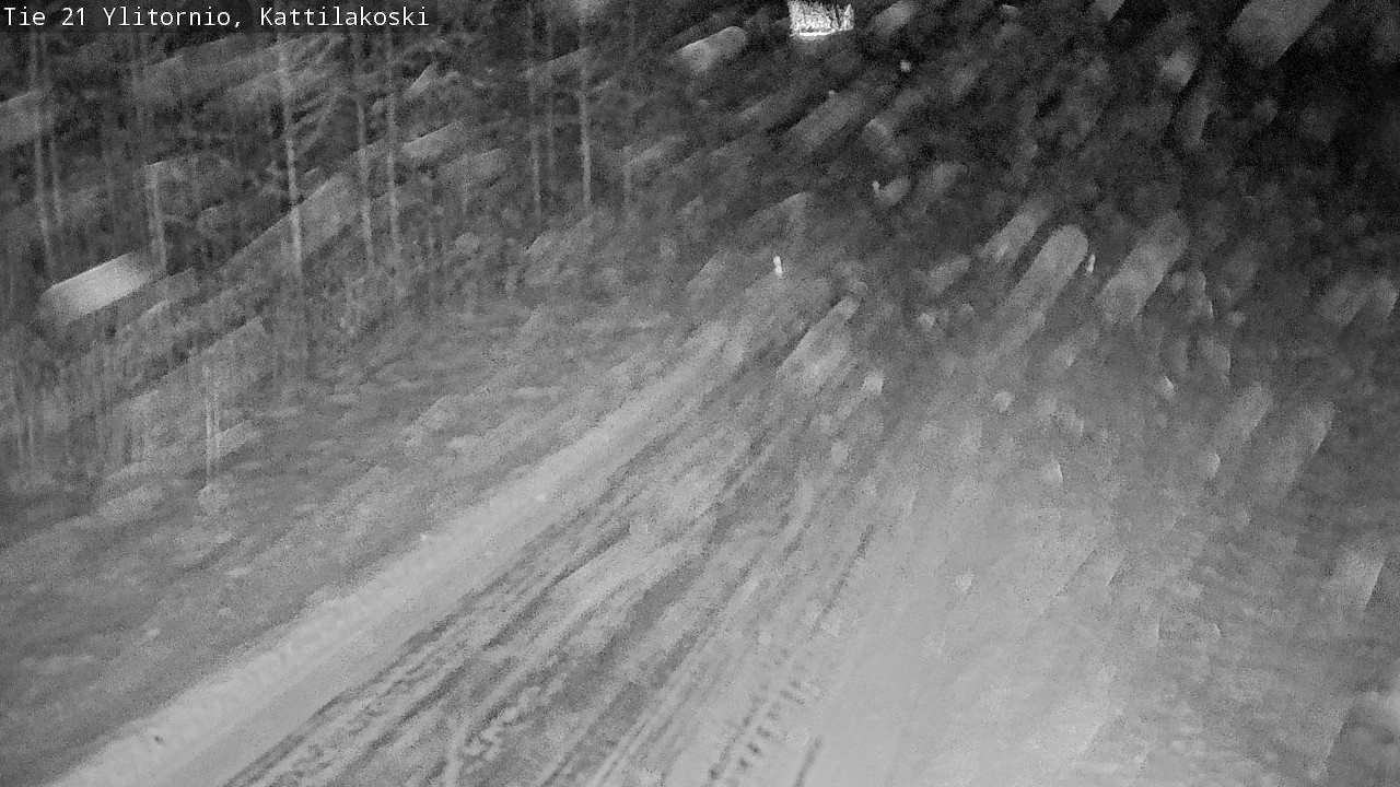 Weather Camera Image Väg 21 Övertorneå, Kattilakoski, Ylitornio, Lappi
