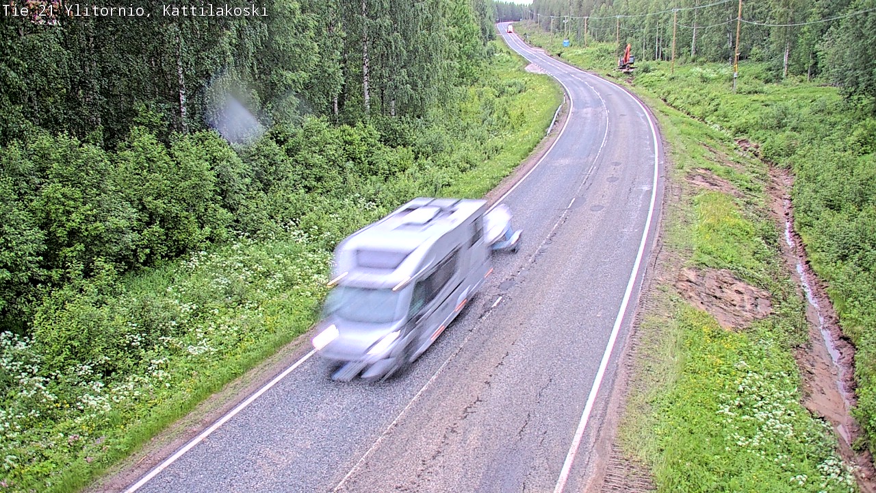 Kelikamerat Kuva Tie 21 Ylitornio, Kattilakoski, Ylitornio, Lappi