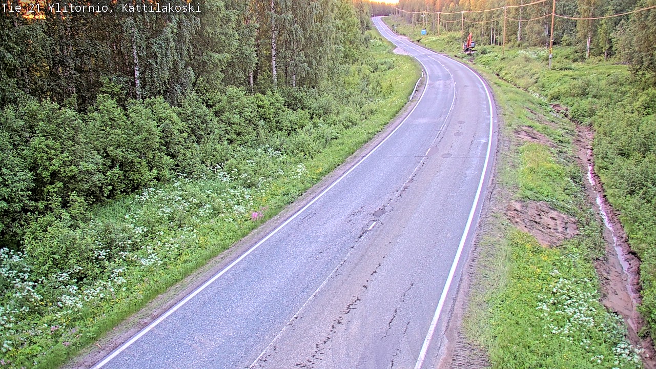 Kelikamerat Kuva Tie 21 Ylitornio, Kattilakoski, Ylitornio, Lappi
