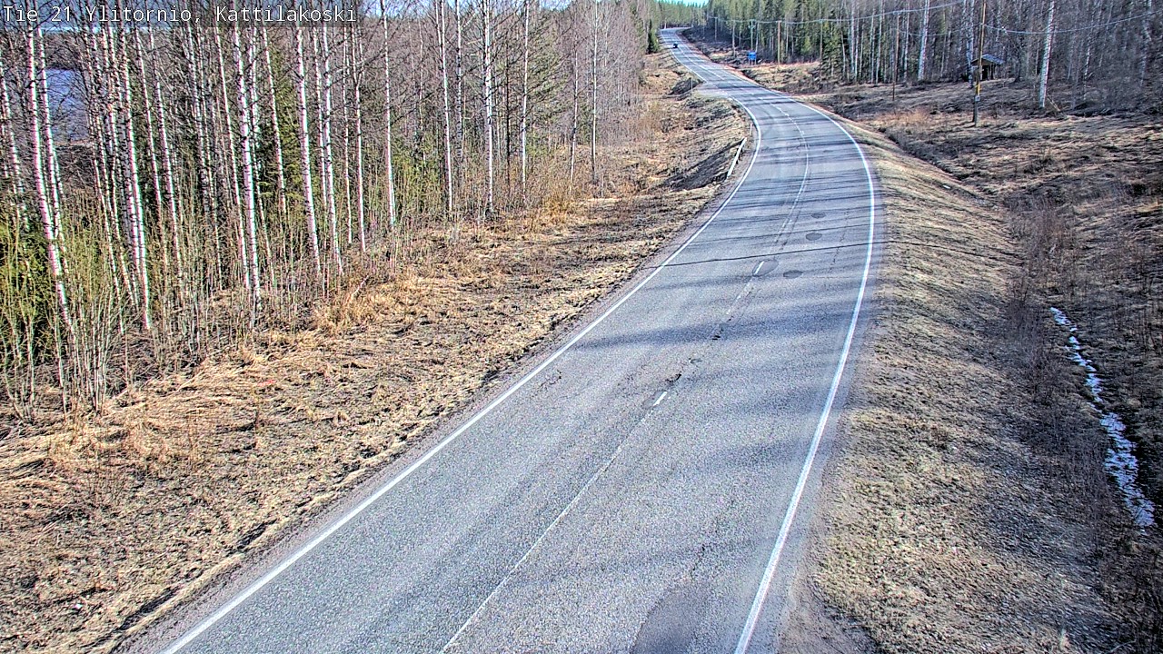 Weather Camera Image Road 21 Ylitornio, Kattilakoski, Ylitornio, Lappi