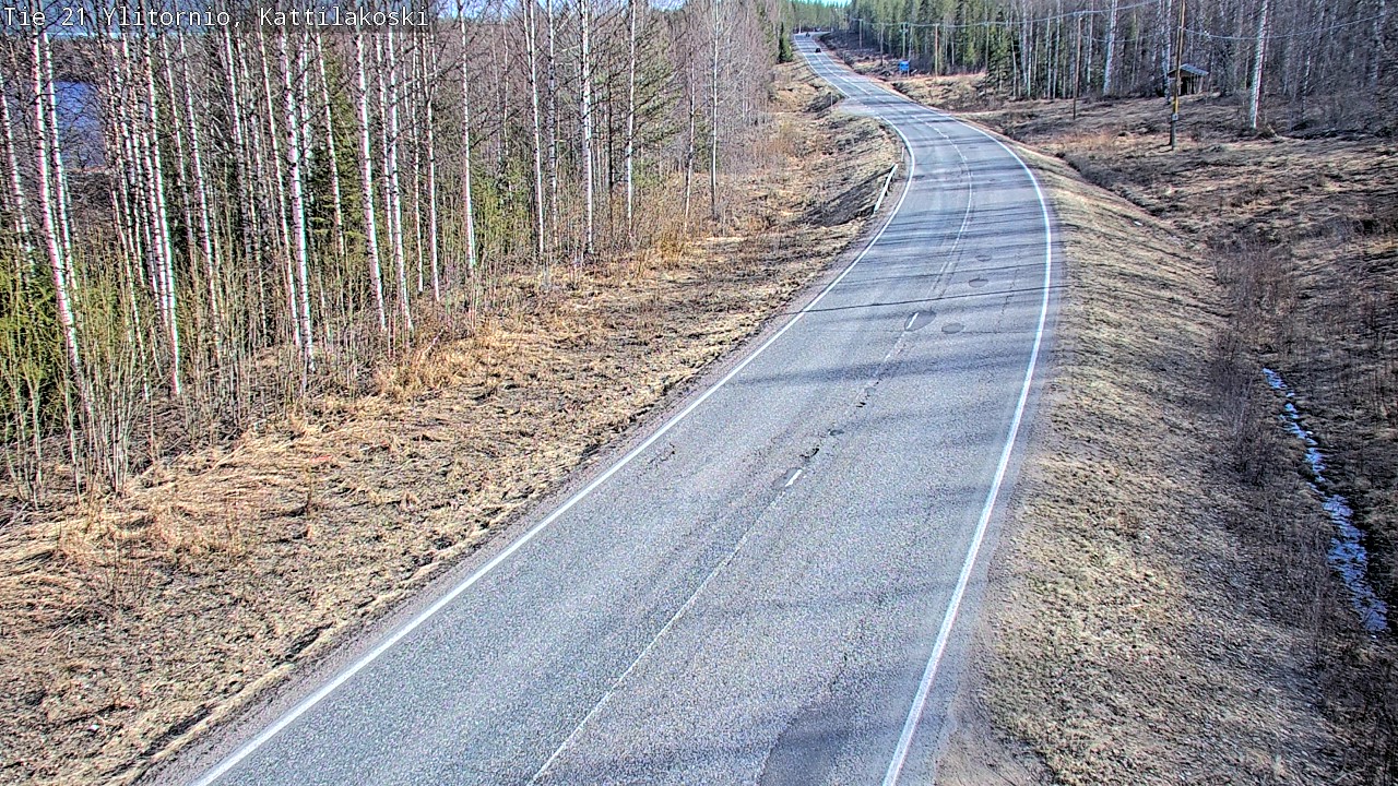 Weather Camera Image Road 21 Ylitornio, Kattilakoski, Ylitornio, Lappi