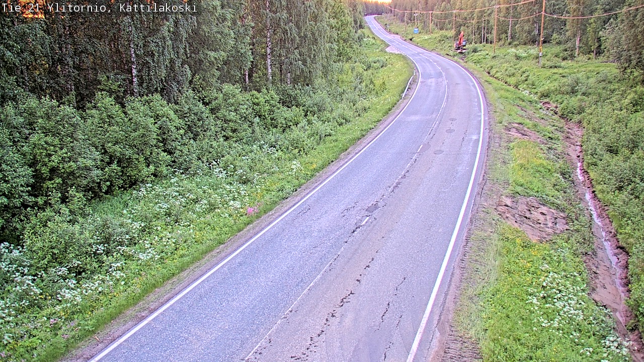 Kelikamerat Kuva Tie 21 Ylitornio, Kattilakoski, Ylitornio, Lappi