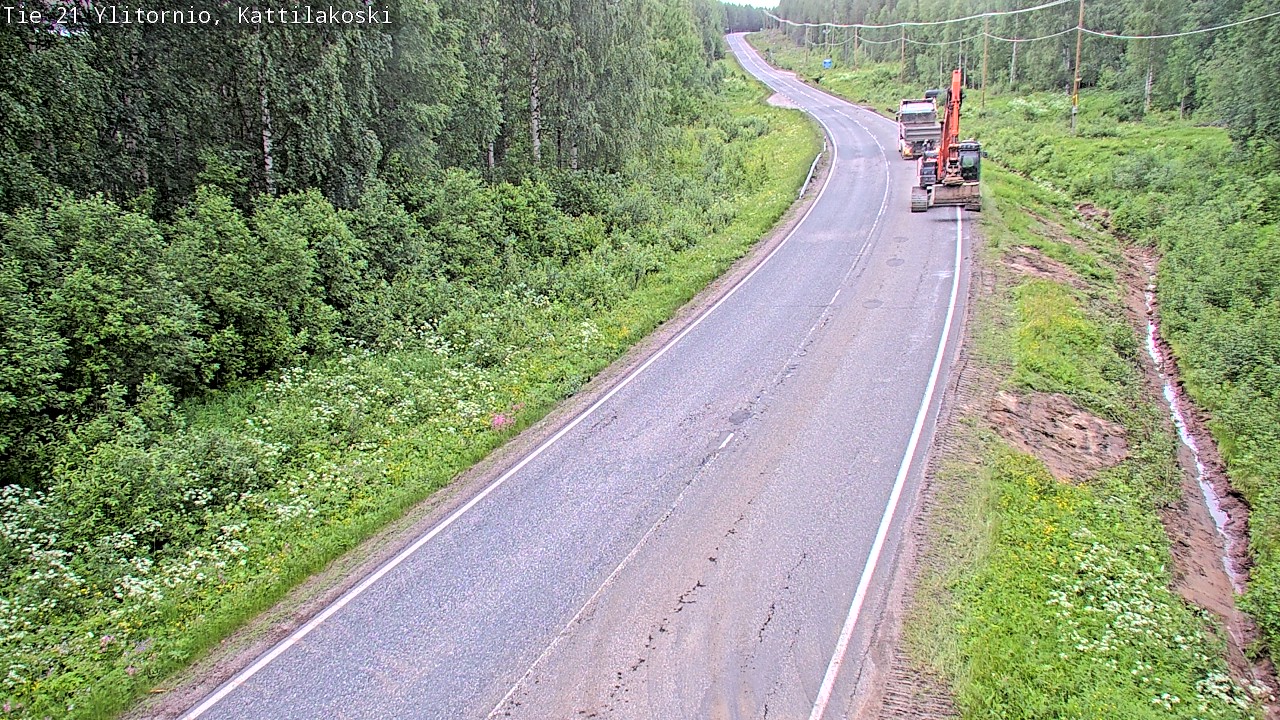 Kelikamerat Kuva Tie 21 Ylitornio, Kattilakoski, Ylitornio, Lappi